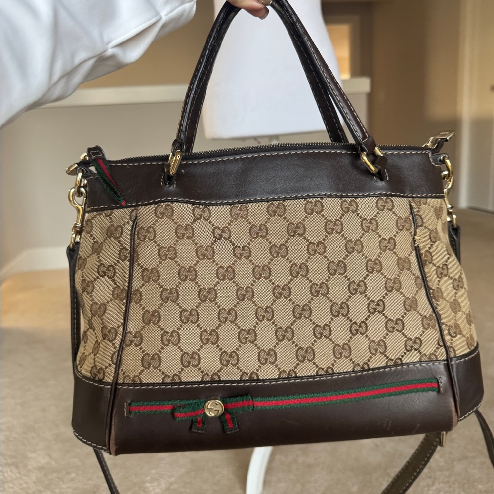 Gucci Brown and Tan Women's Bag